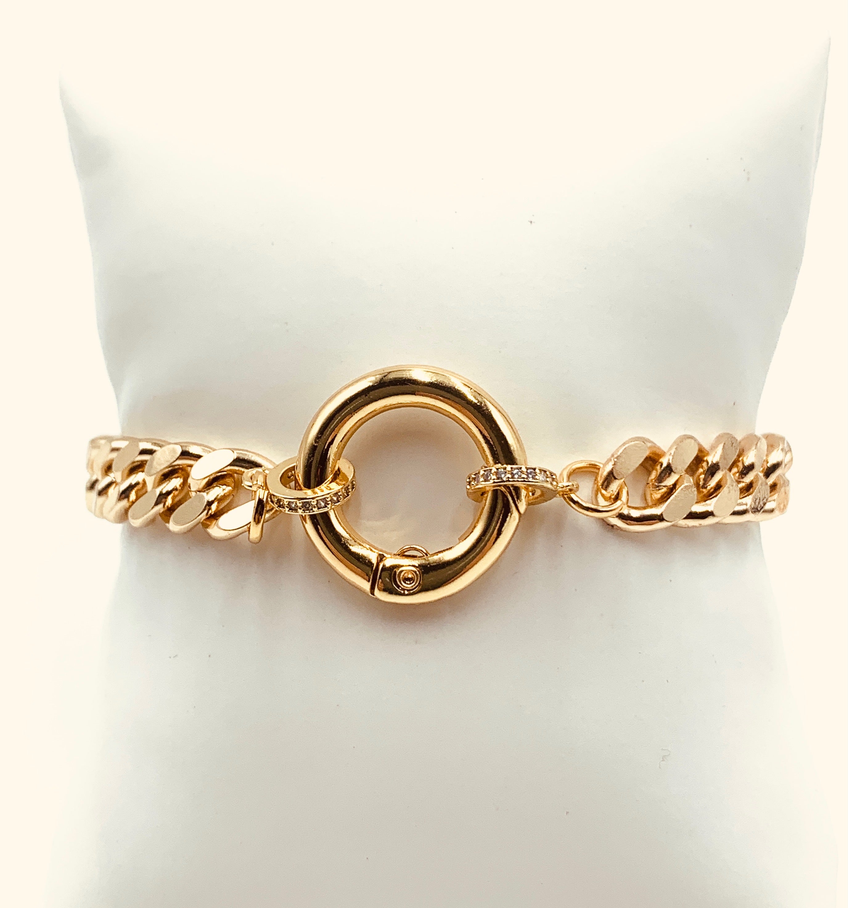 PAVOI Women's Curb Chain Bracelets