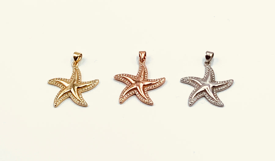 STAR FISH CHARM COLLECTION-CZ STAR FISH CHARMS