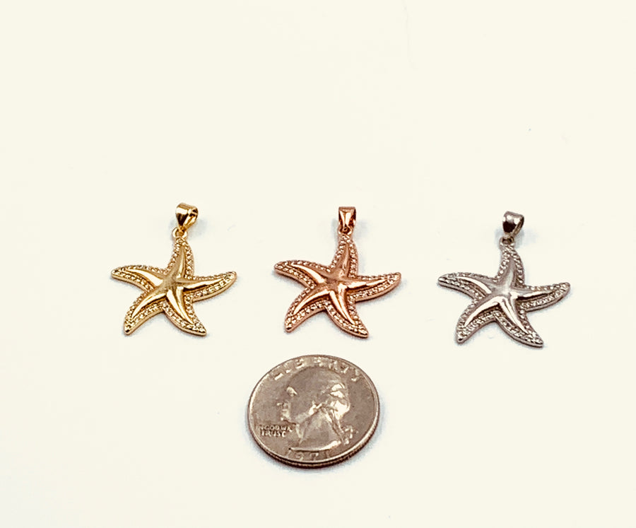 STAR FISH CHARM COLLECTION-CZ STAR FISH CHARMS