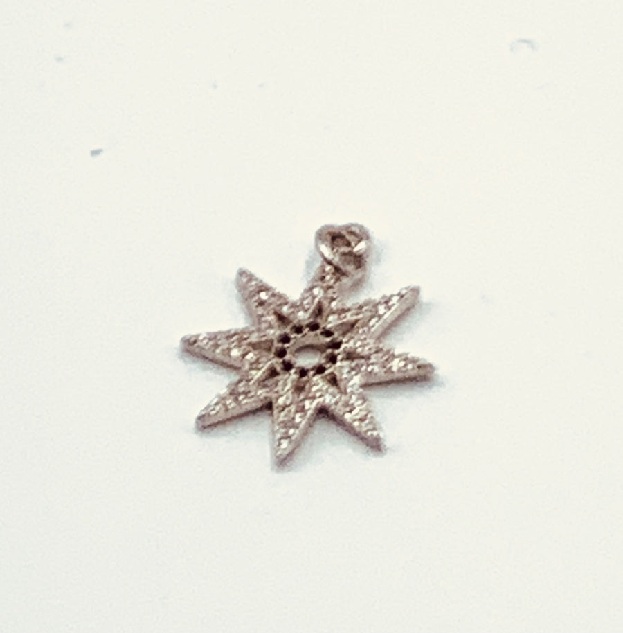 STAR CHARM COLLECTION - SMALL PAVE STAR CHARM