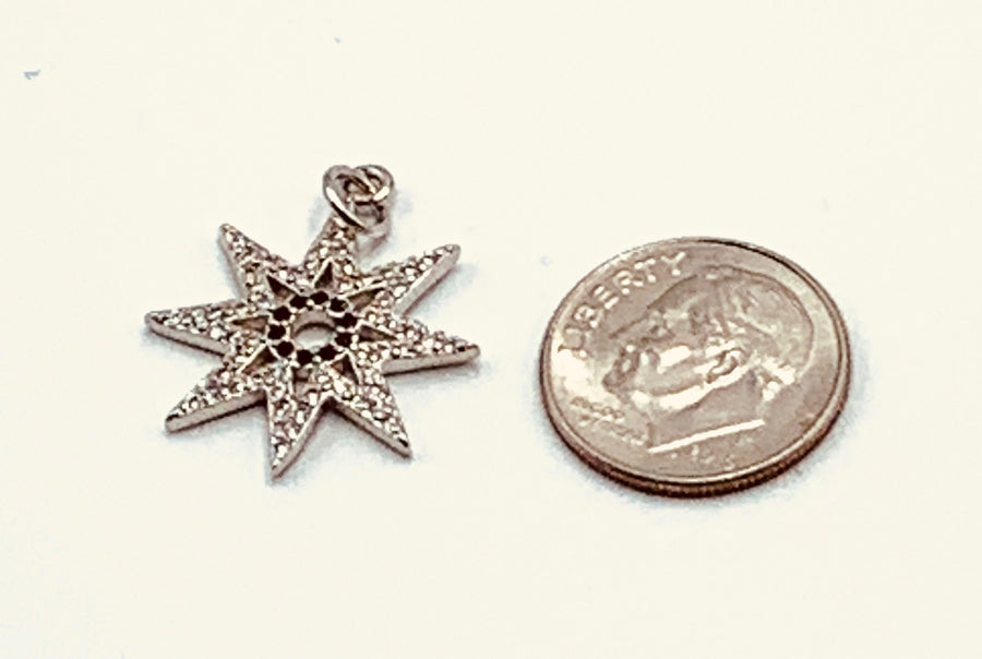 STAR CHARM COLLECTION - SMALL PAVE STAR CHARM