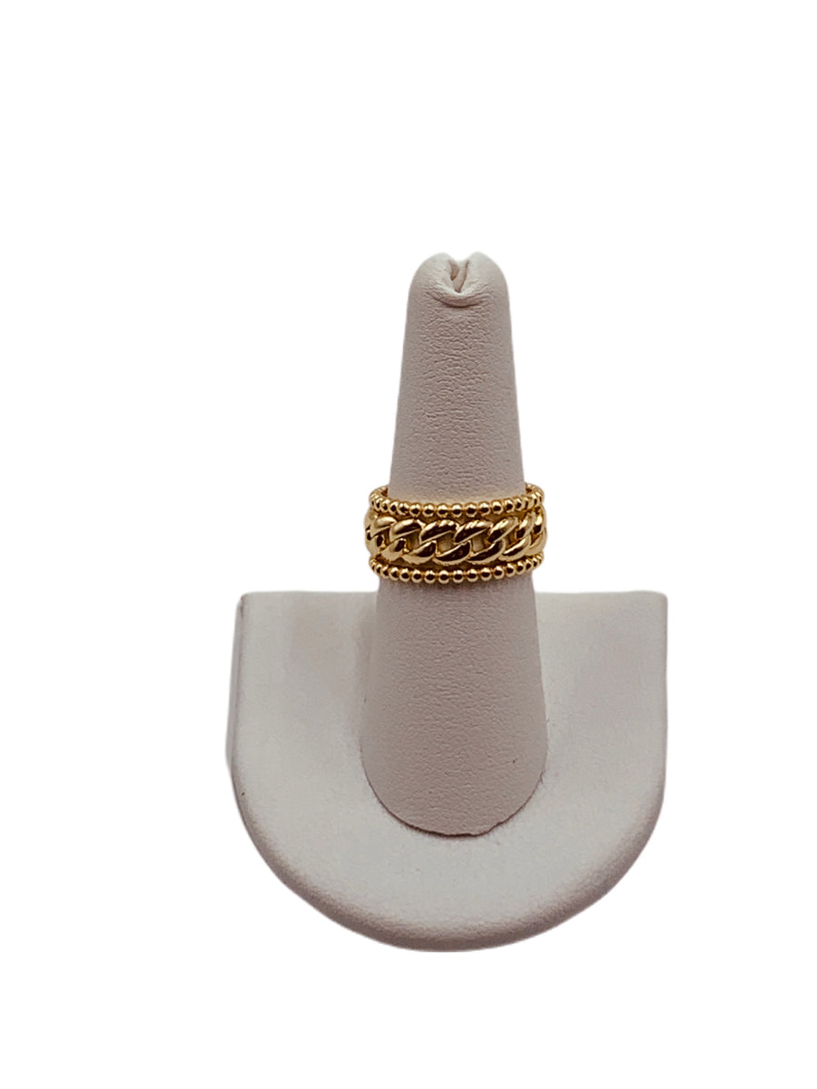 STACKABLE RING COLLECTION - CURB STACKABLE RING